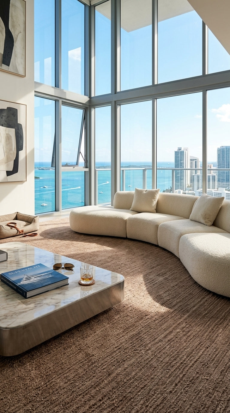 BREEZE Tan Beige | 10 x 14 Ft - area rug - KAYMANTA | Luxury Rug Makers