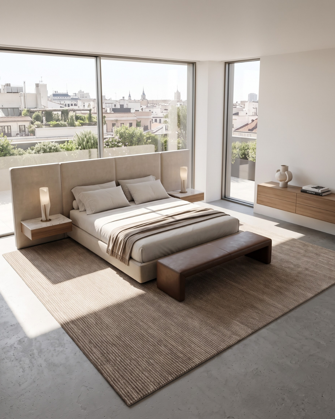 Eagle PET Tan color Bedroom Madrid