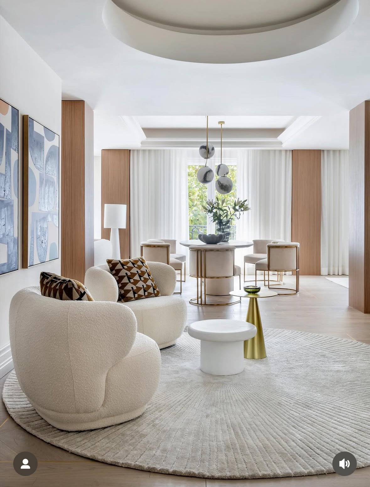 DUNES | 10´ Ø - area rug - KAYMANTA | Luxury Rug Makers