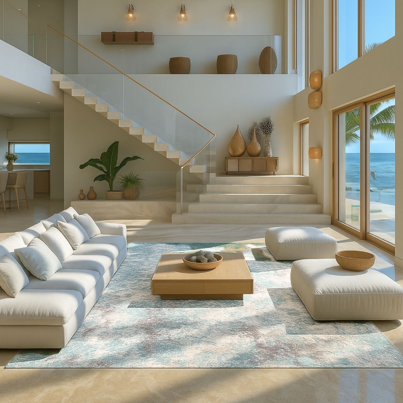 ACQUA | 6 X 8 Ft - area rug - KAYMANTA | Luxury Rug Makers