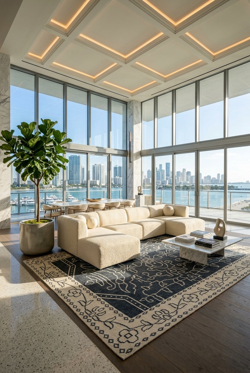 BARATH | 8 x 10 Ft - area rug - KAYMANTA | Luxury Rug Makers