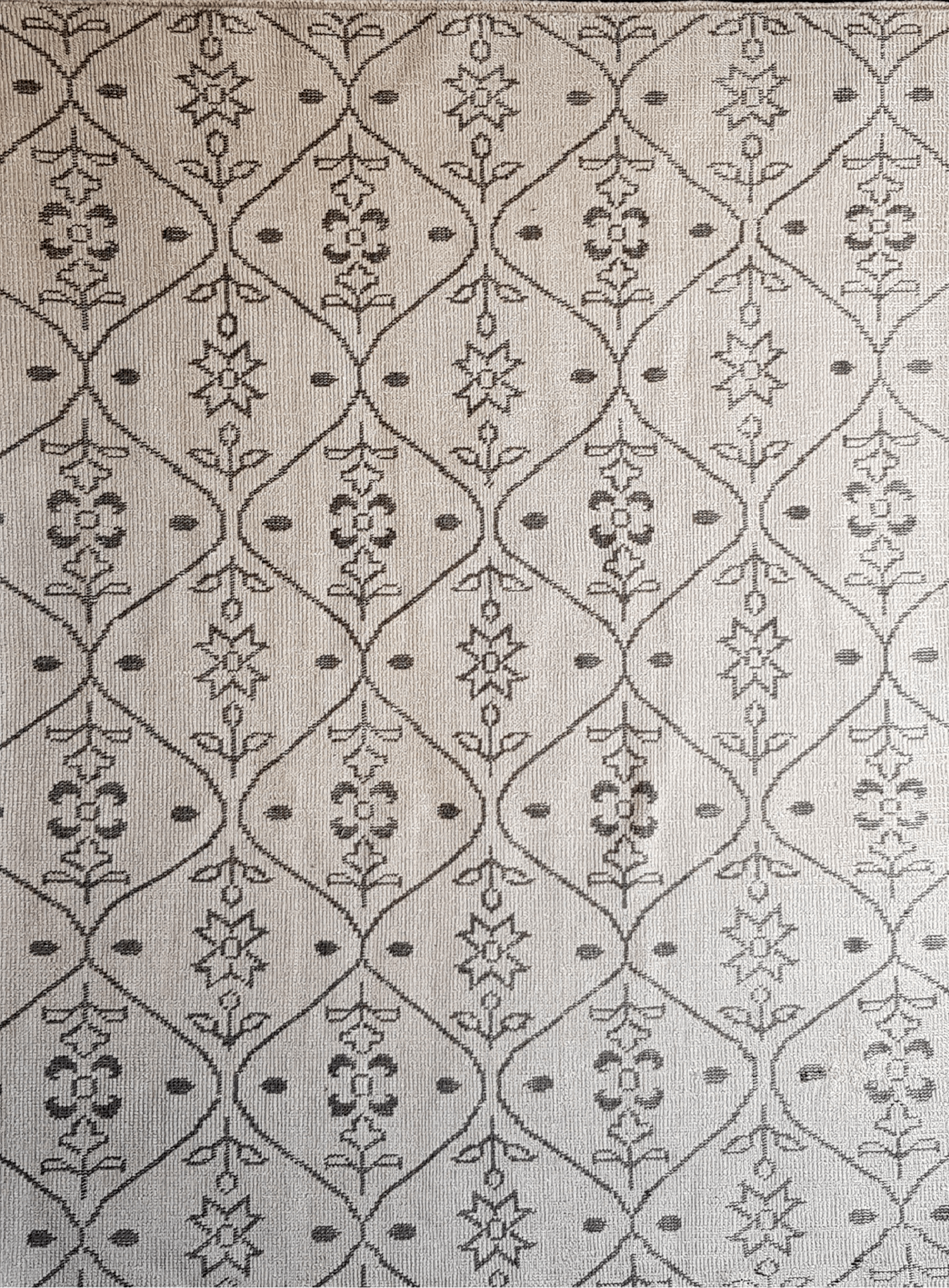 MUMBAI New Zealand Wool area rug [ Gray ] 6x8 ft. by Kaymanta, elaboración orgánica.