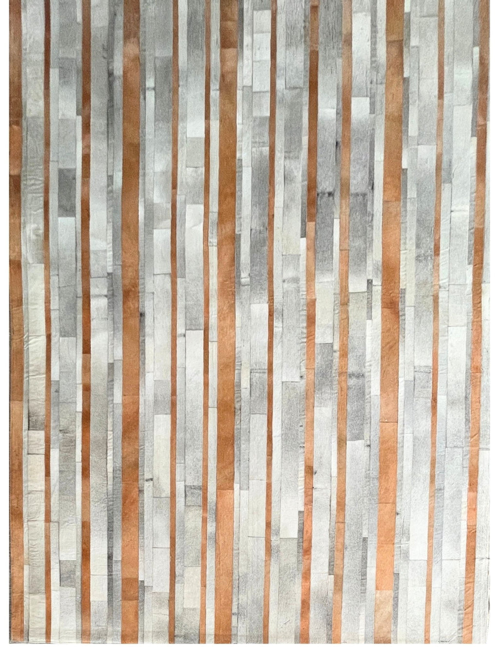 Handmade Rug Raze Raíz Cowhide Rug – Premium Leather with Irregular Strips | Kaymanta ...