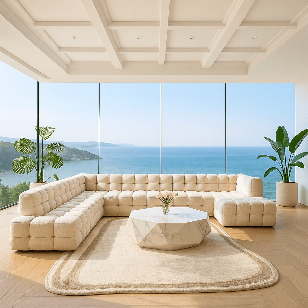 STONE | 9 X 12 Ft (shaggy) - area rug - KAYMANTA | Luxury Rug Makers