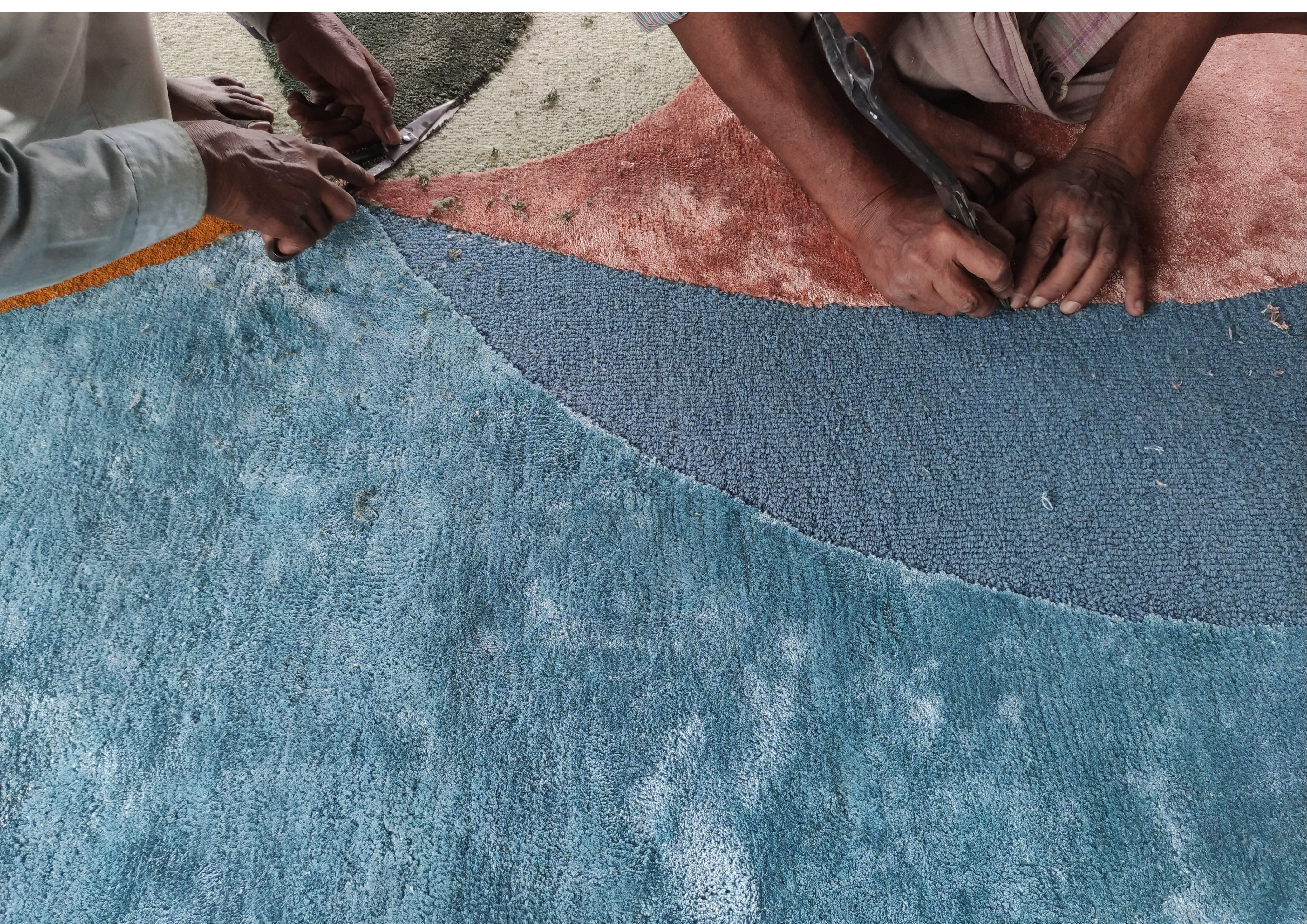 KAYMANTA custom rug handcrafted by skilled artisans