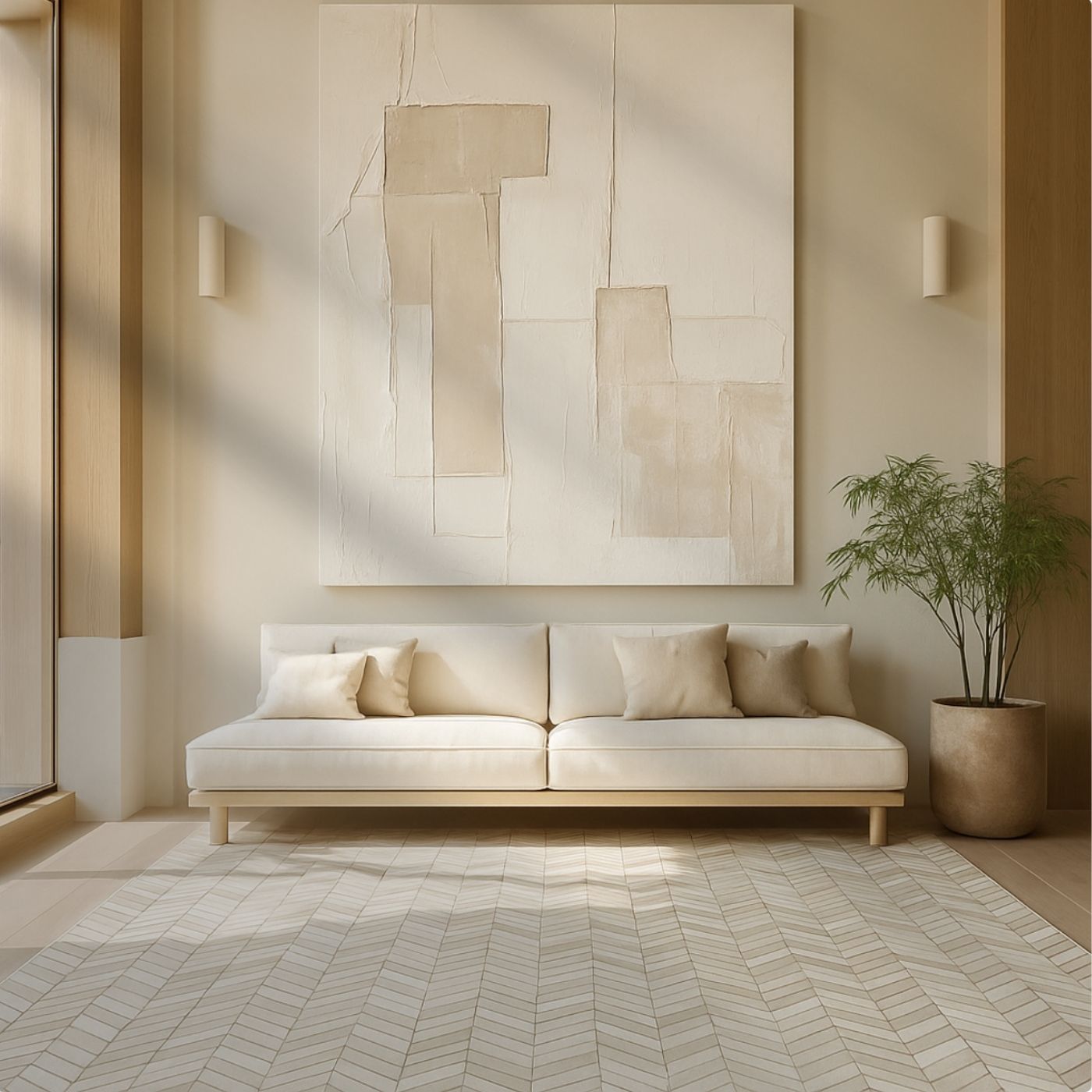 CHEVRON | 6 X 9 Ft - area rug - KAYMANTA | Luxury Rug Makers