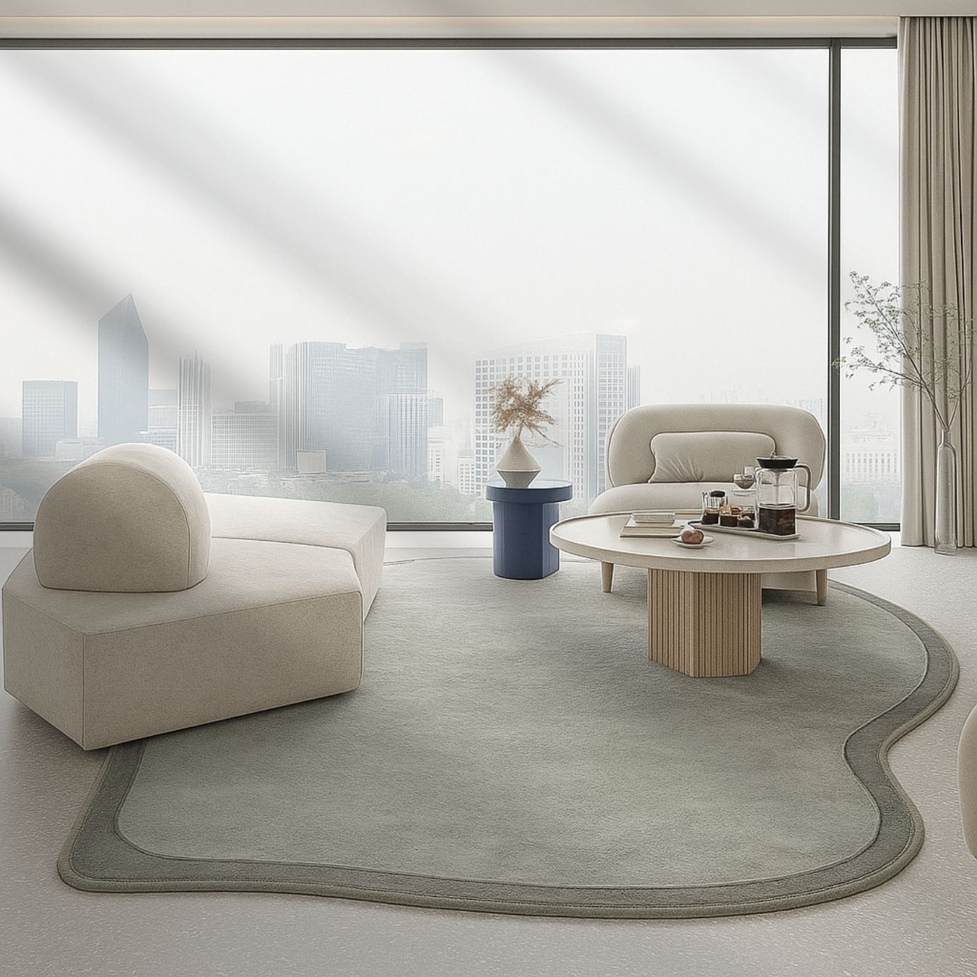 STONE | 8 X 10 Ft - area rug - KAYMANTA | Luxury Rug Makers