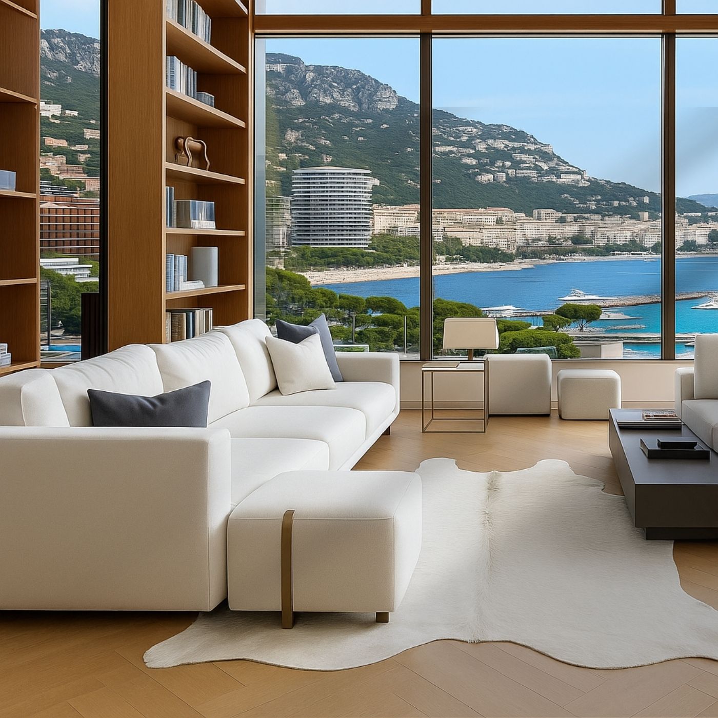 WHITE | FREE FORM HIDE RUG - Rugs - KAYMANTA | Luxury Rug Makers