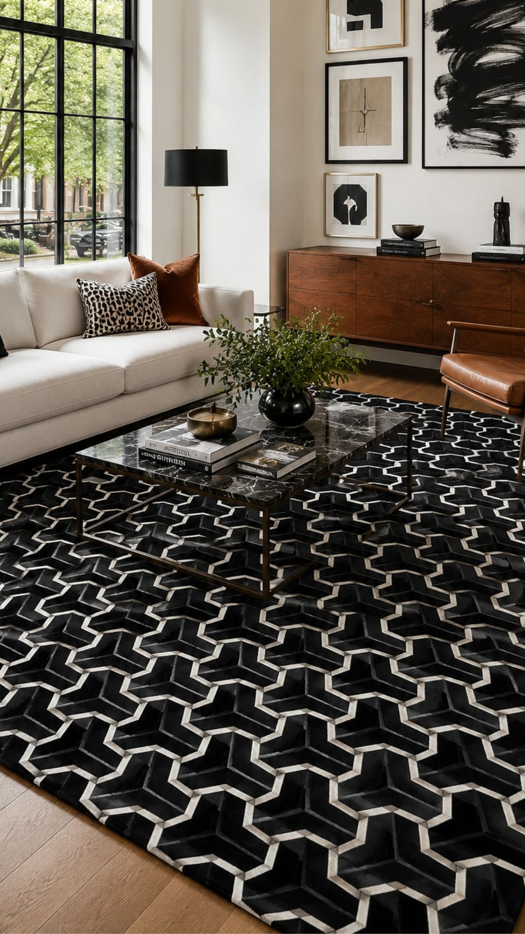 VENICE | 6 x 8 Ft (black)