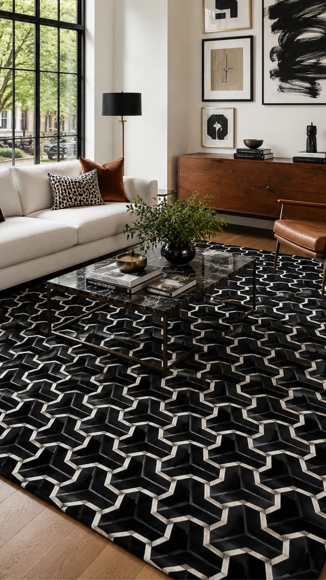 VENICE | 6 x 8 Ft (black)
